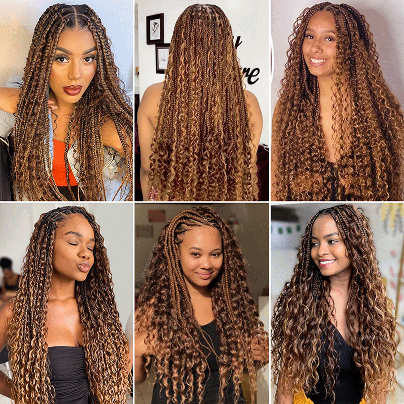 Extension Bulk Hair For Bohemian Braiding