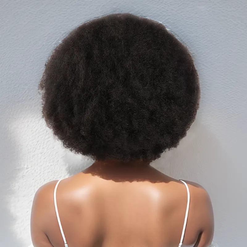 13x4 Super Afro Kinky Curly Bob Wig Lace Frontal Wig - SHINE HAIR WIG