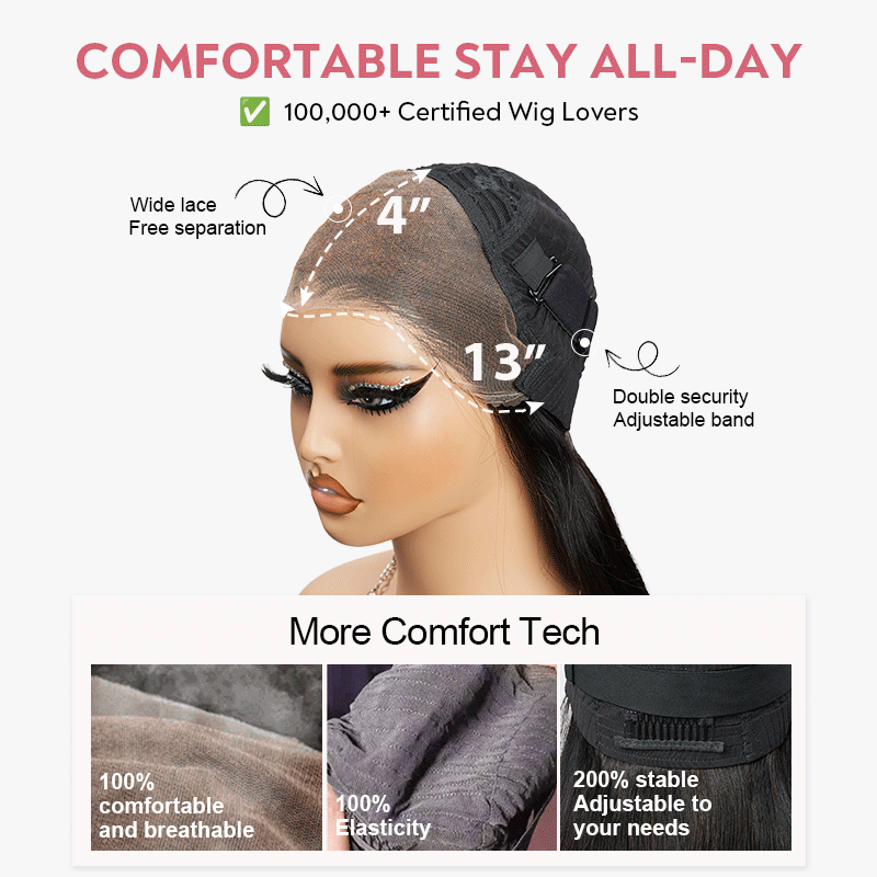 5X5 Glueless Bob Wig Wear Go Body Wave Cheveux humains
