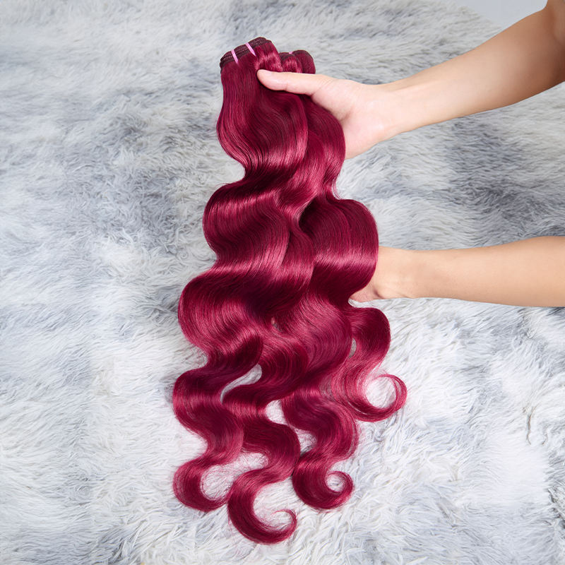 99J Body Wave Bundles Virgin Brazilian Human Hair Extensions