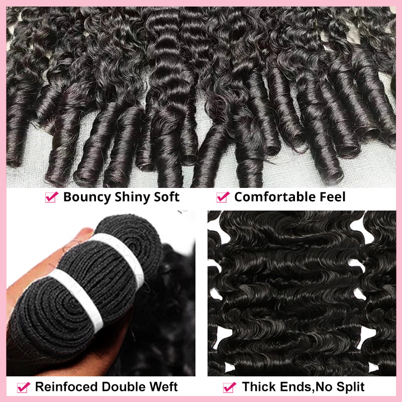 Natural Burmese Curly Hair Extension Raw Unprocessed 100% Human Weave Hair