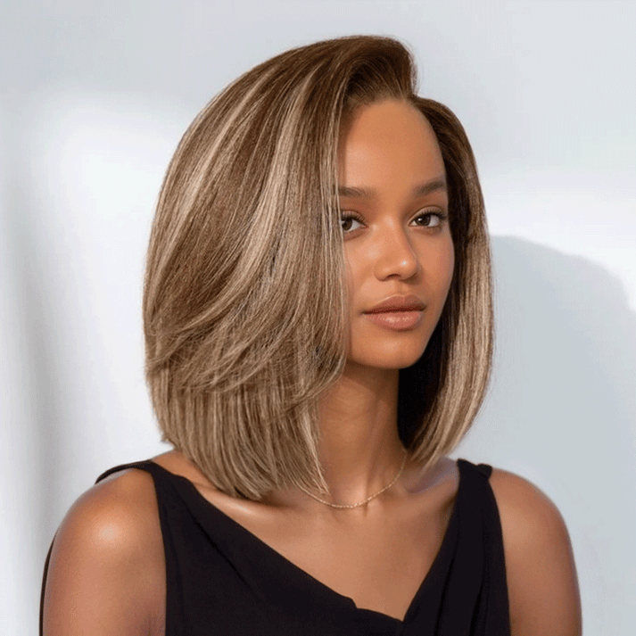 Trendy 7x4 Glueless Highlight Pre-Plucked Adjustable Wig