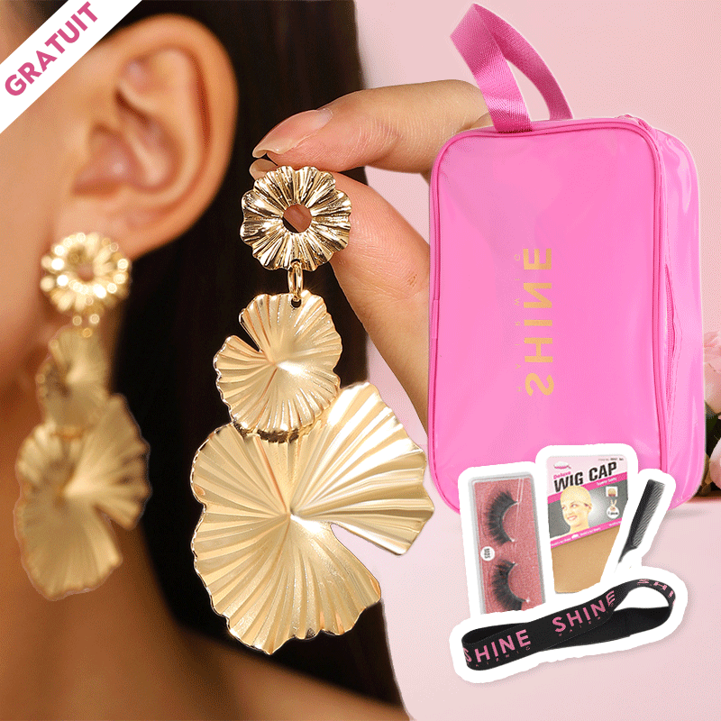 Free 𝐅𝐫𝐞𝐞 Free Gift Presents Stunning Gold Earrings