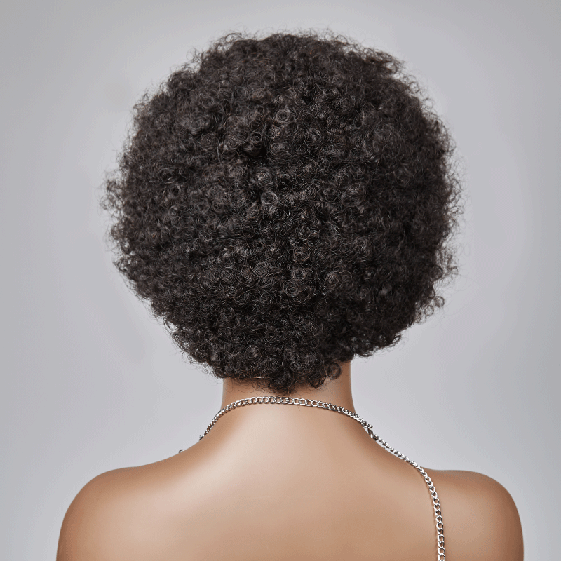 Shine Hair 13x4 Lace Frontal Afro Curly 5 Colors Bob Braided Hair Wig Human Hair