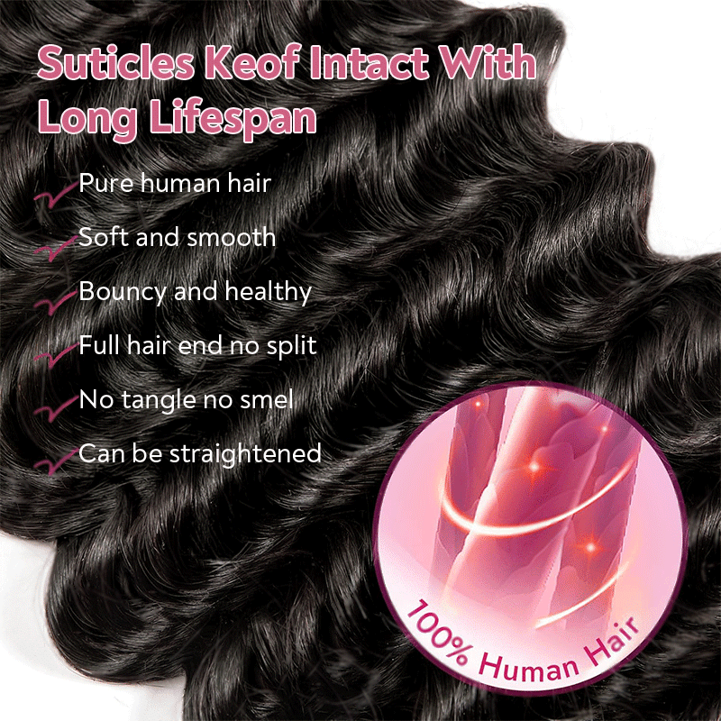 Extension Bulk Hair For Bohemian Braiding Deep Curly Human Hair