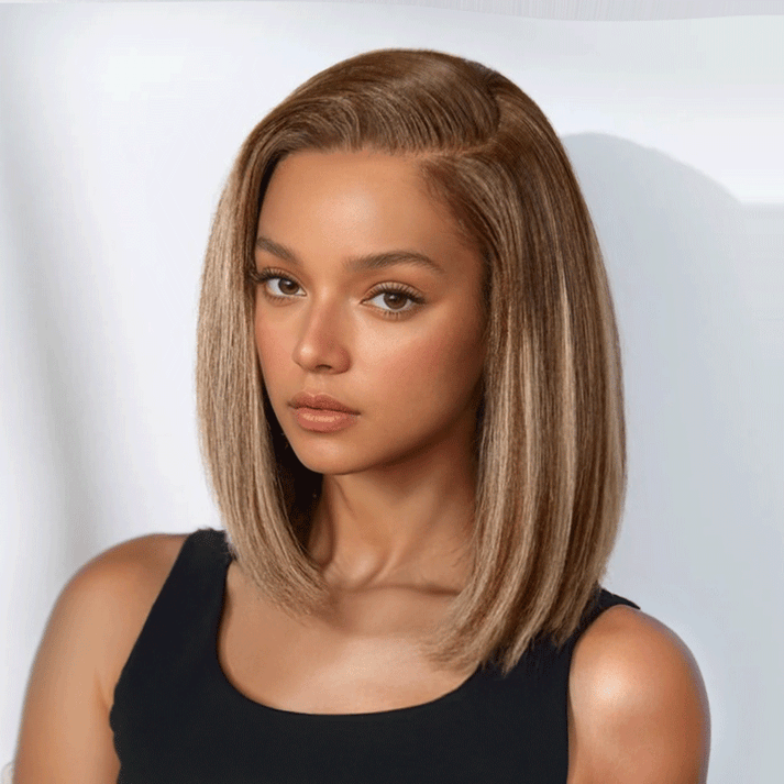 Trendy 7x4 Glueless Highlight Pre-Plucked Adjustable Wig