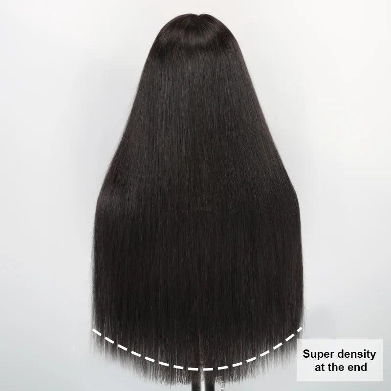 7x5 13x4 Glueless Pre-plucked Wear Go Straight Human Hair Frontal Wig - SHINE HAIR WIG
