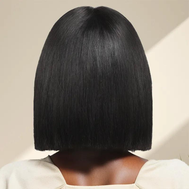 7x5 Glueless Bob Wig Wear Go Straight Human Hair - SHINE HAIR WIG