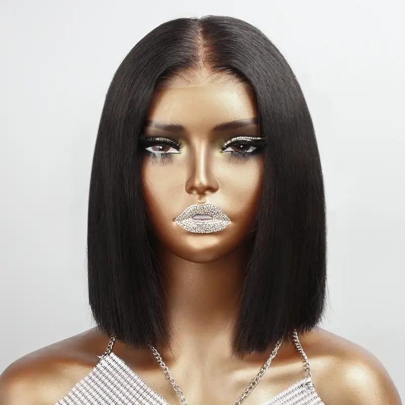 7x5 Glueless Bob Wig Wear Go Straight Human Hair - SHINE HAIR WIG