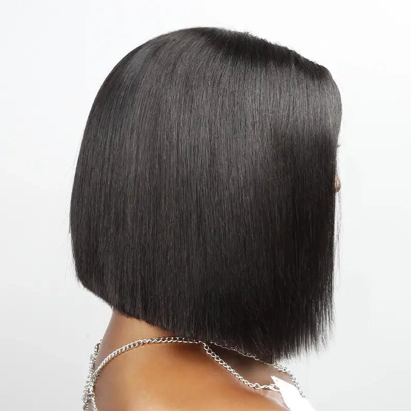 7x5 Glueless Bob Wig Wear Go Straight Human Hair - SHINE HAIR WIG