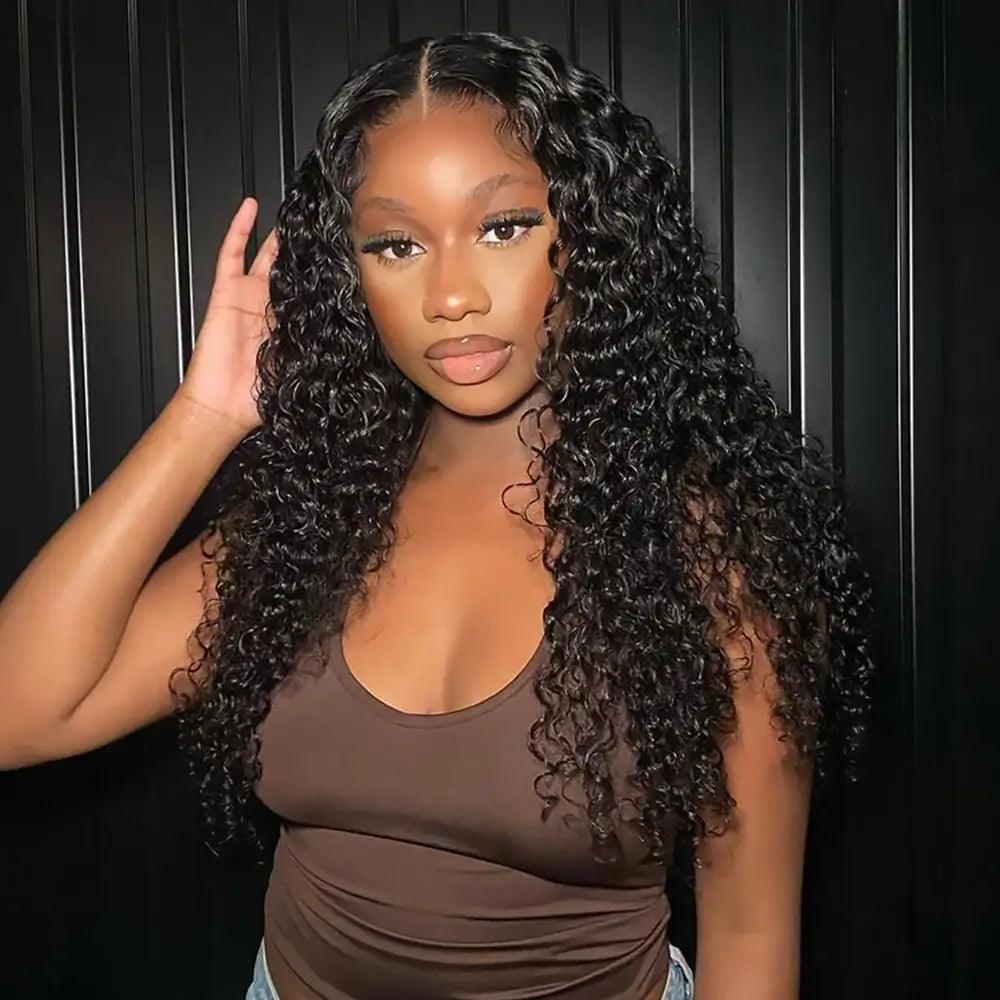 7X5 Glueless Updated Bleached Knots Wear Go Curly Human Hair Wig - SHINE HAIR WIG