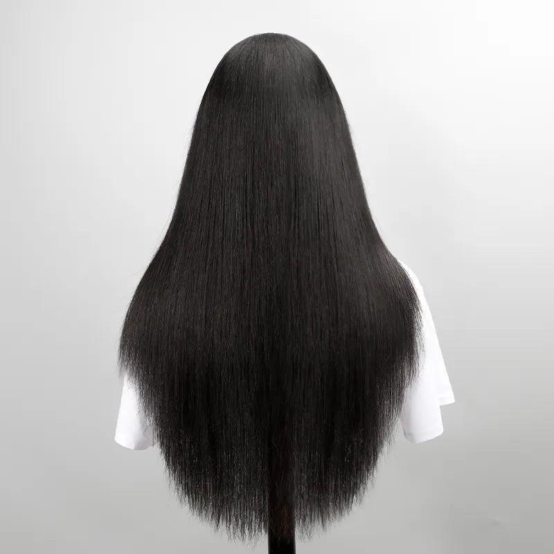 7x5 Trendy Layered Cut Pre-plucked Glueless Lace Frontal Straight Wig - SHINE HAIR WIG