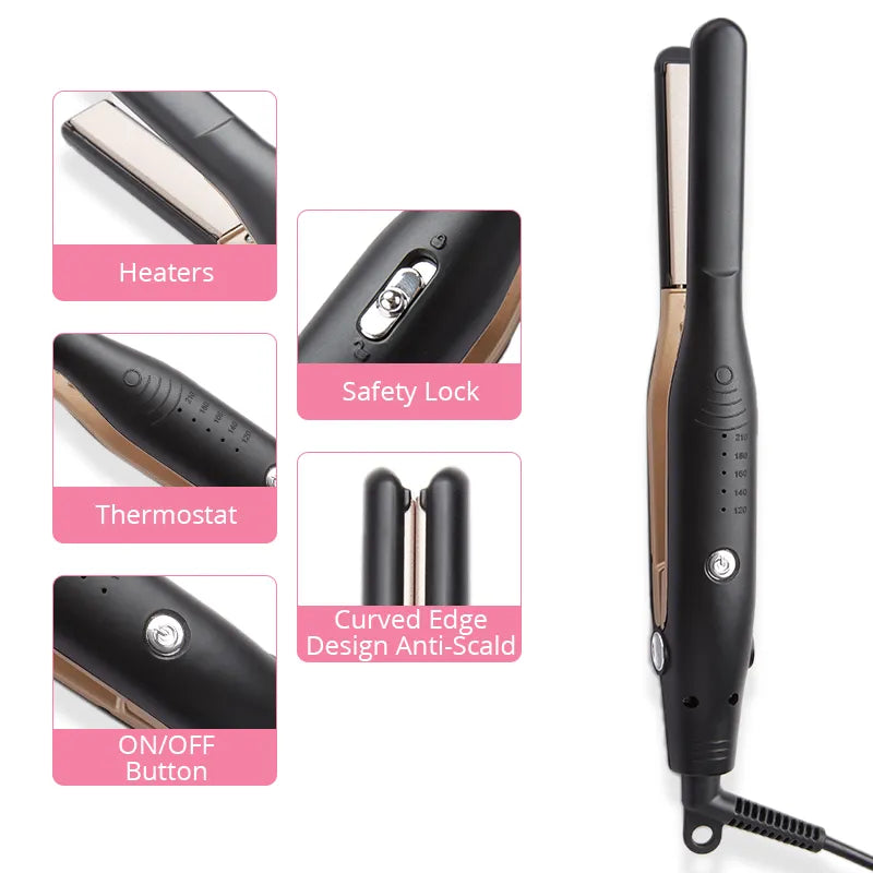 SHINE Profession Flat Iron Hair Straightener Specially For Baby Hair