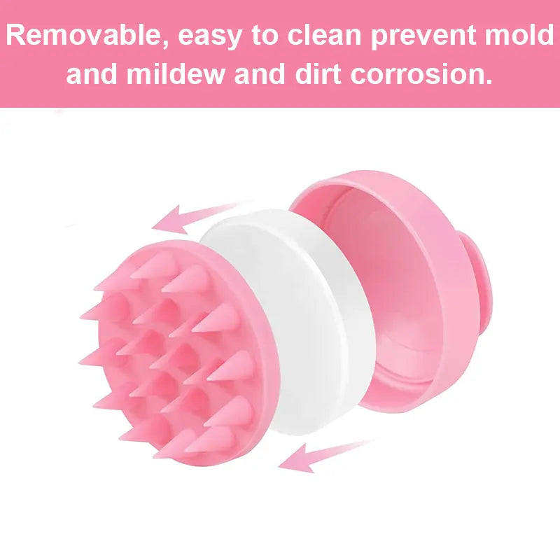 SHINE Scalp Massage Brush Scrubbers For Shampooing And Hair Regrowth
