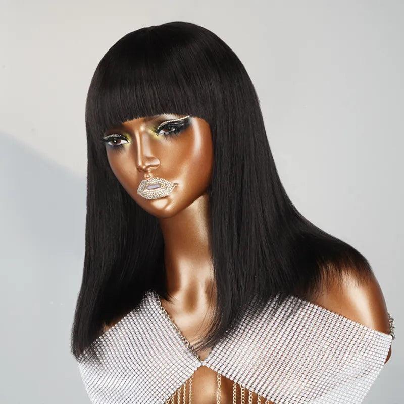 Classic Glueless Bob Straight Wig Wear Go Human Hair - SHINE HAIR WIG