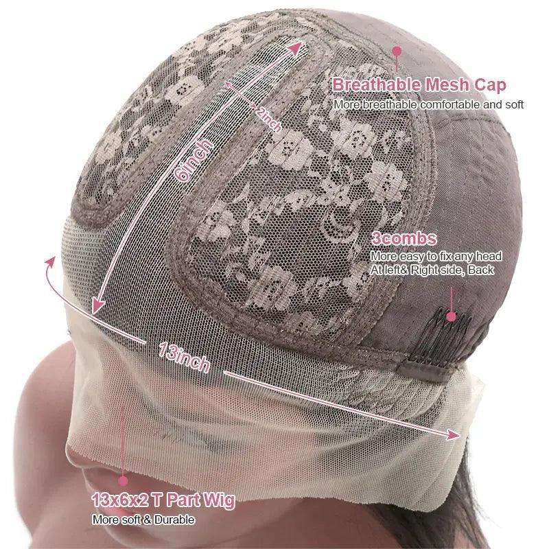 Kinky Curly Bob Wig T Part Lace Front Pre-plucked Hairline - SHINE HAIR WIG