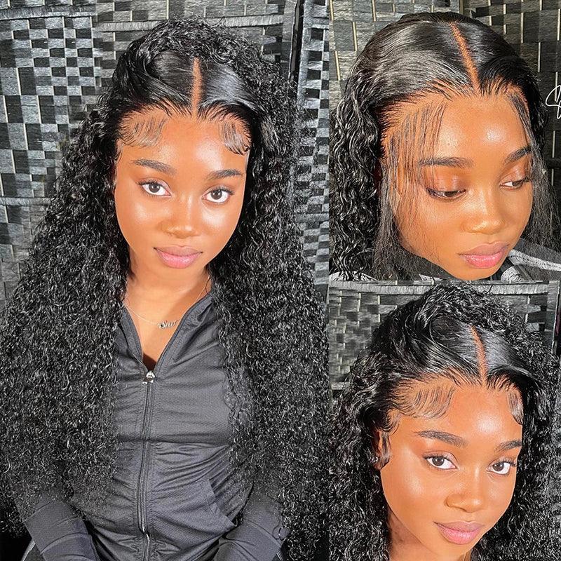 7x5 Glueless Bleached Knots Wear Go Curly Wave Glueless Wig