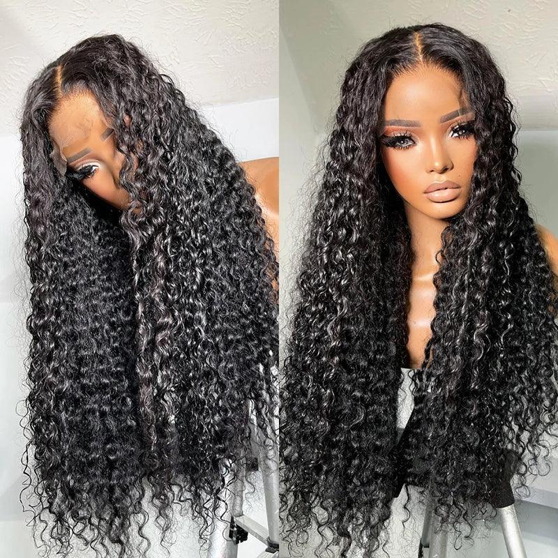 13*6*1 T Part Lace Wig Brazilian Curly Wave Human Hair Wigs High Density - SHINE HAIR WIG
