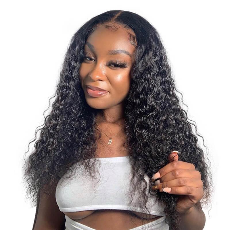 7x5 Glueless Bleached Knots Wear Go Curly Wave Glueless Wig