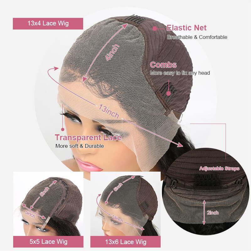 shine Transparent Lace size including 5x5 lace closure, 13x4 lace frontal, 13x6 lace frontal
