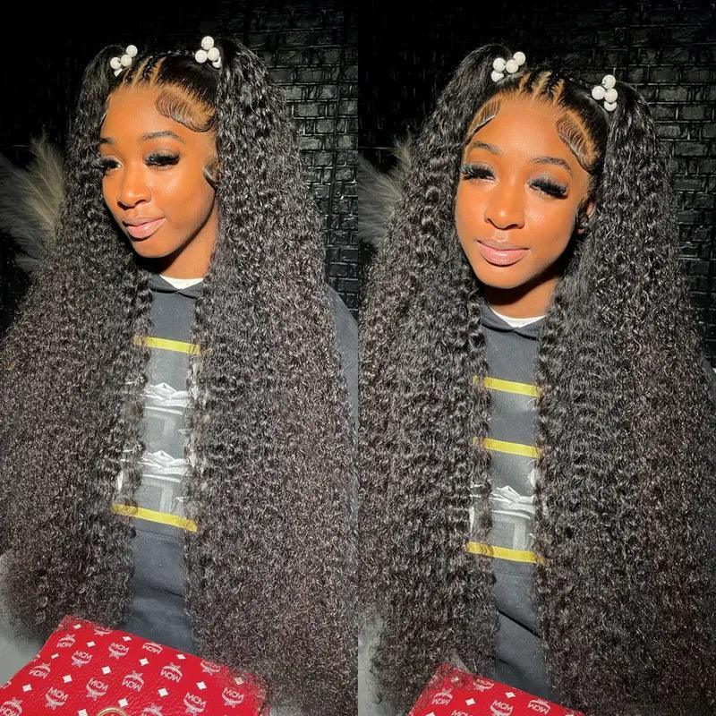 13x4 13x6 Real HD Lace Frontal Wig Curly Wave Virgin Human Hair - SHINE HAIR WIG