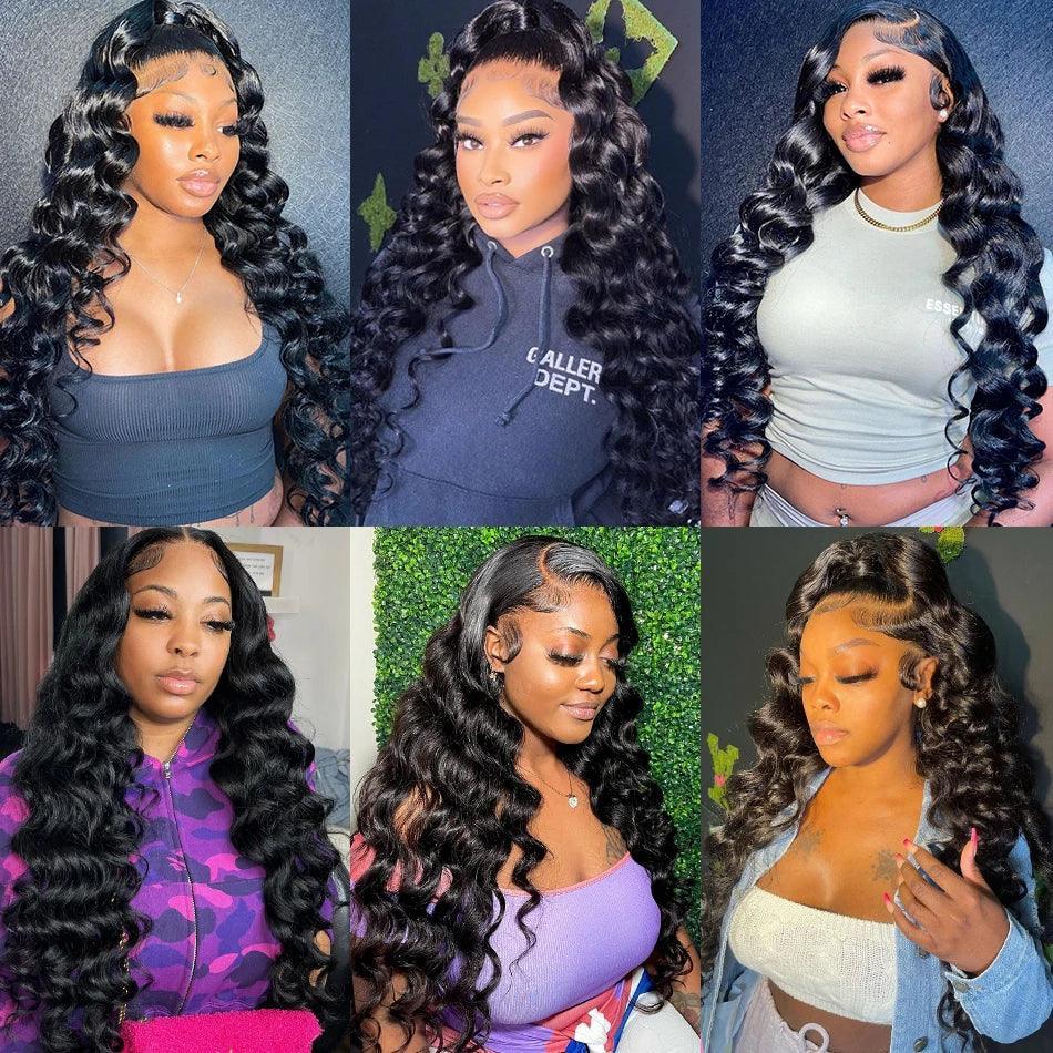 13x4 13x6 Real HD Lace Frontal Wig Natural Wave Virgin Human Hair - SHINE HAIR WIG