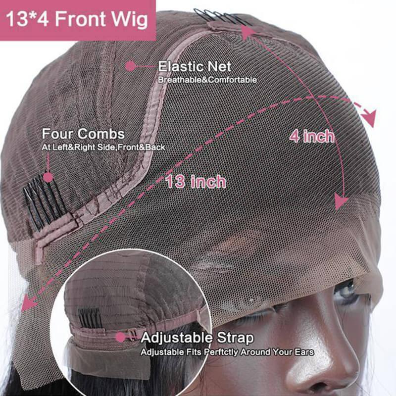 13x4 Lace Frontal Human Hair Wigs Body Wave