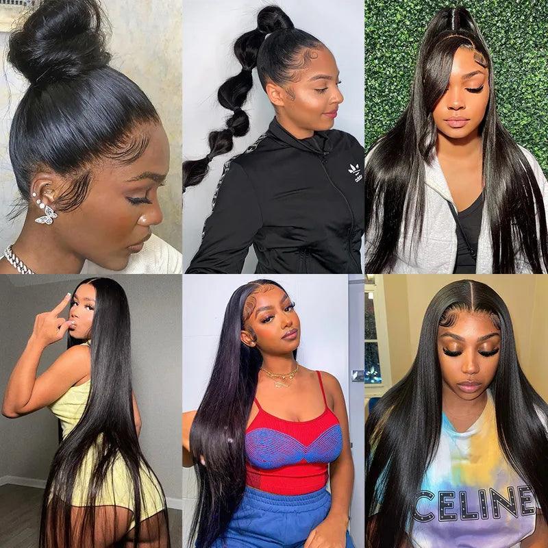 360 Lace Frontal Wig Straight Virgin Human Hair - SHINE HAIR WIG