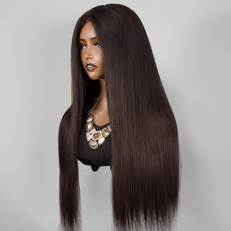 5x5 Glueless Wig Wear Go Brazilian Straight Human Hair - SHINE HAIR WIG