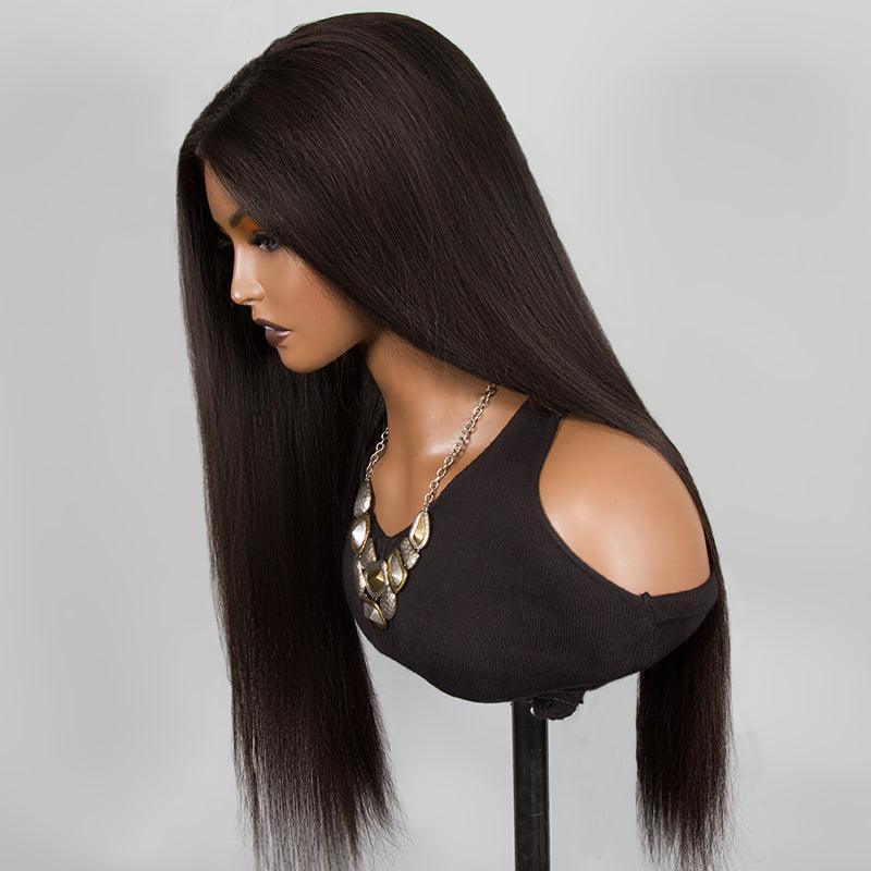 5x5 Glueless Wig Wear Go Brazilian Straight Human Hair - SHINE HAIR WIG