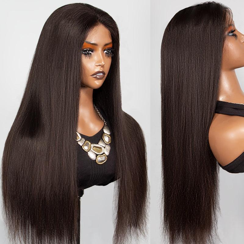 5x5 Real HD Lace Closure Wig Straight Virgin Human Hair - SHINE HAIR WIG