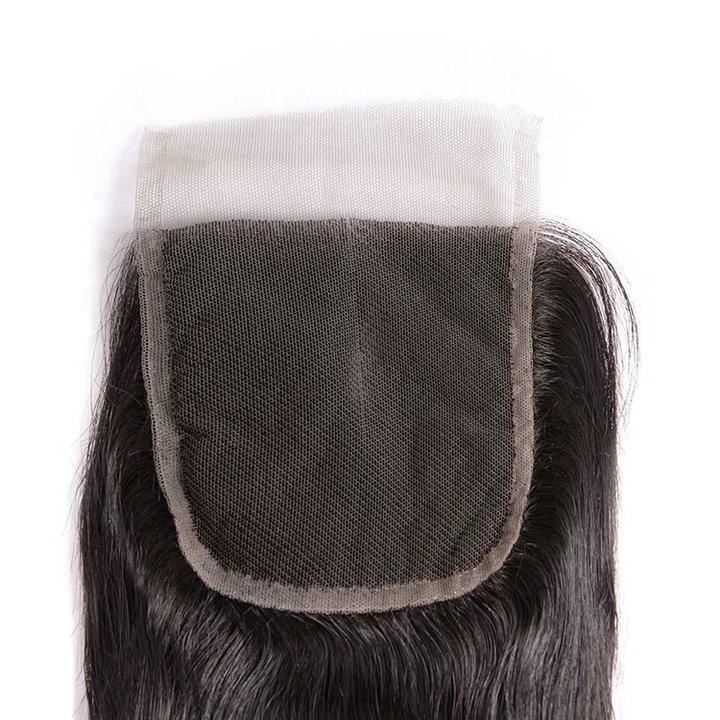 Body Wave 4x4 Medium Brown Lace Closure Pre Plucked With Baby Hair - SHINE HAIR WIG