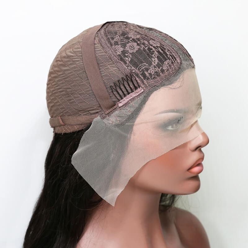 side look of wig cap