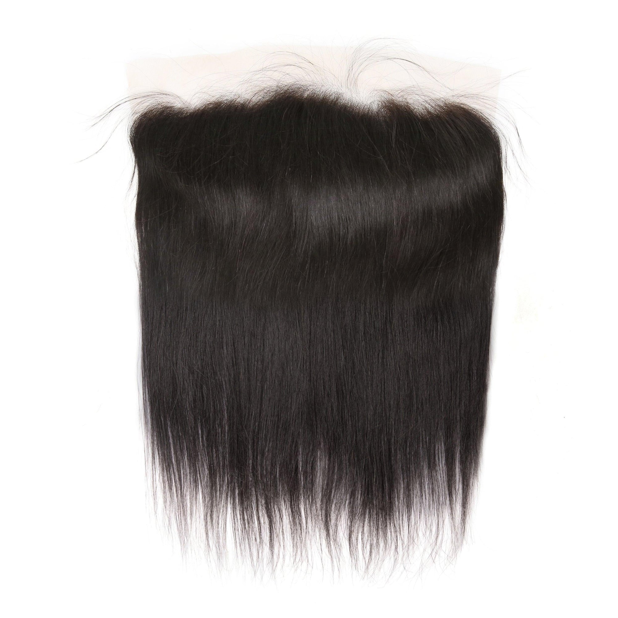 Natural Color Straight 13x4 HD Lace Frontal 100% Virgin Hair Free Part - SHINE HAIR WIG