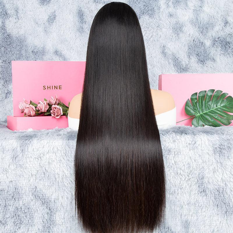 Rich Mocha-13x6 Lace Front Raw Virgin Human Hair Wigs European Straight - SHINE HAIR WIG