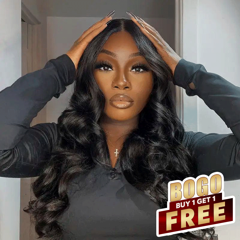 𝐁𝐮𝐲 𝟏 𝐆𝐞𝐭 𝟏 𝐅𝐫𝐞𝐞💥 9X6 Glueless Updated Bleached Knots Wear Go Body Wave human hair Wig