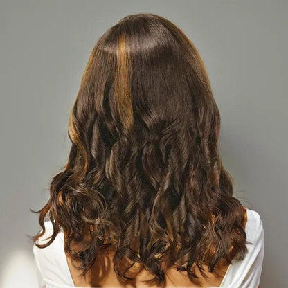 13x4 Glueless Brown Mixed Color Highlight Bob Body Wave Wig - SHINE HAIR WIG