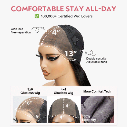 2 𝑭𝑶𝑹 $199🔥Trendy Glueless Pre-bleached Konts Wear Go Human Hair Wig