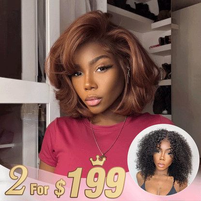 2 𝑭𝑶𝑹 €199🔥Beginners Friendly Glueless Pre-plucked Wig Virgin Human Hair