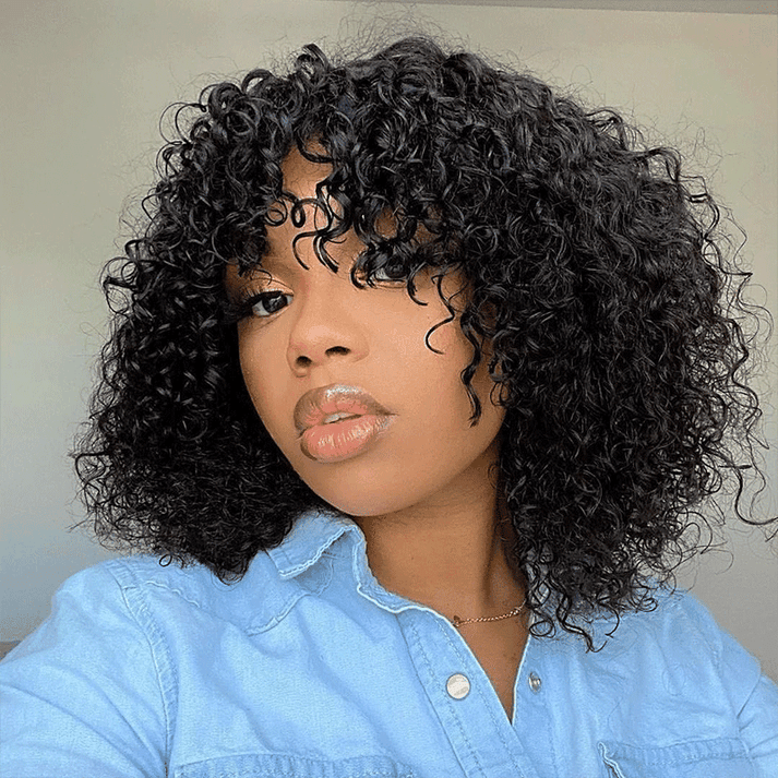 2 𝑭𝑶𝑹 $129🔥Timeless Glueless Bob 3s Wear Go Wig With Bangs