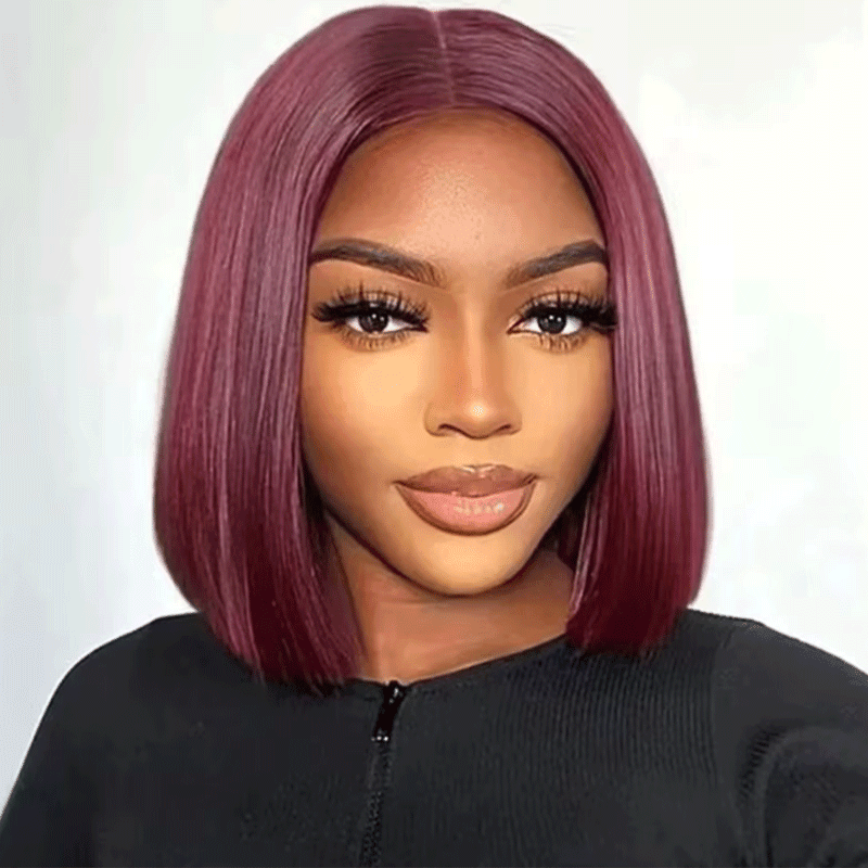 2 𝑭𝑶𝑹 $99🔥 For Beginners Effortless Pre-Plucked 2x6 Lace Bob Wig