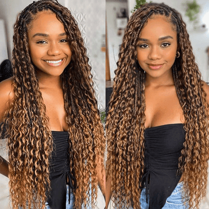 Extension Bulk Hair For Bohemian Braiding 