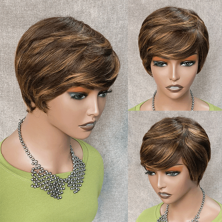 2 𝑭𝑶𝑹 $119🔥Best For Summer Glueless Highlight/Ombre 99J Color Bob Wear Go Wig