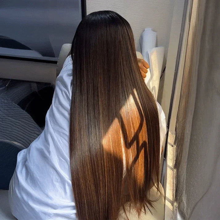 Silky & Shiny Glueless 13x4 Ombré Highlight Straight Wig