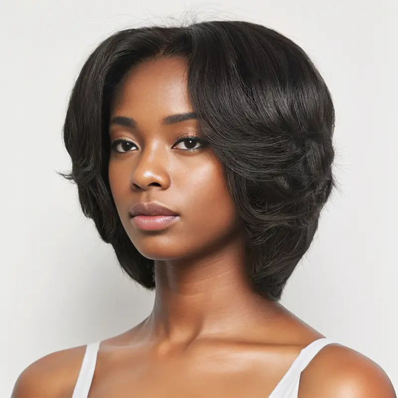 13x6 T Part Lace Elegant Boss Vibe Short Pixie Cut Minimalist Wig