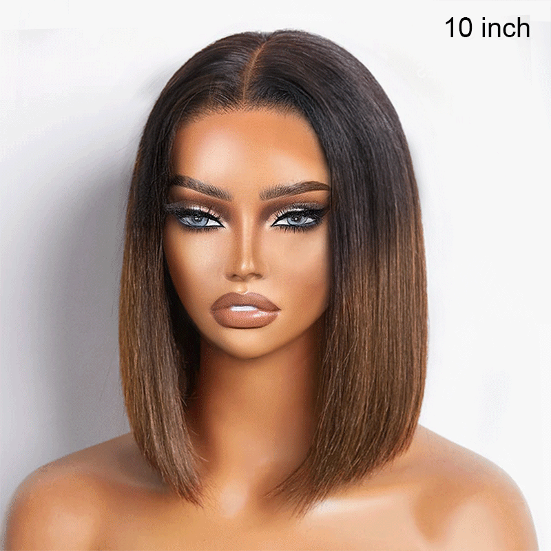 2 𝑭𝑶𝑹 $99🔥 For Beginners Effortless Pre-Plucked 2x6 Lace Bob Wig