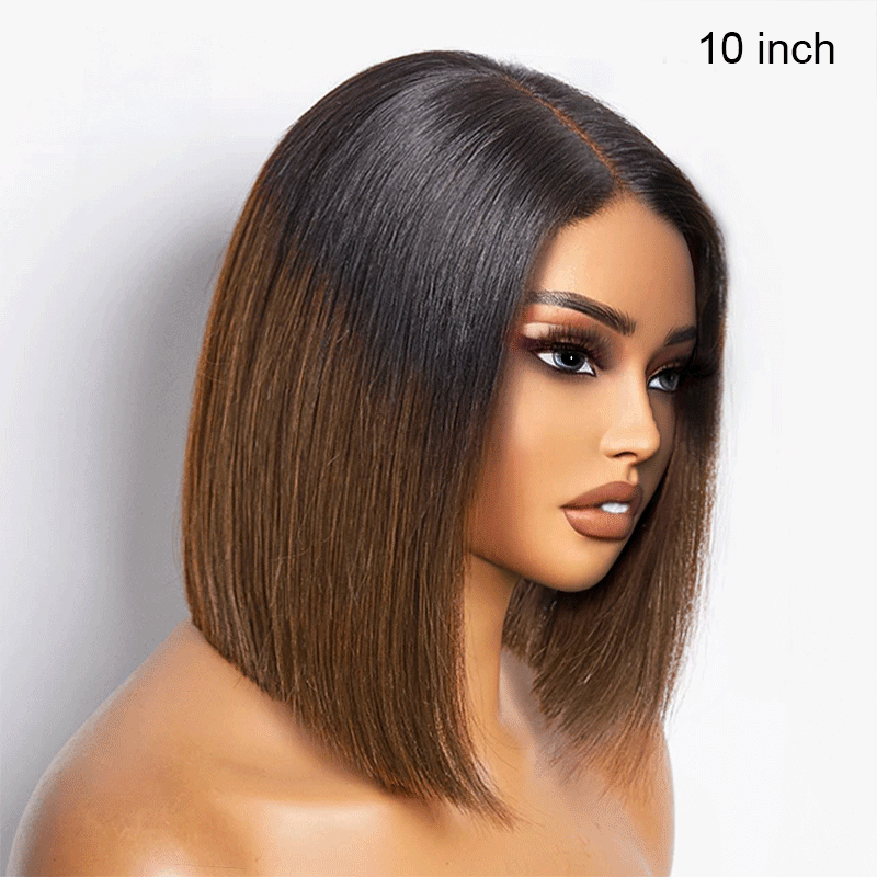 2 𝑭𝑶𝑹 $129🔥Timeless Glueless Bob 3s Wear Go Wig With Bangs