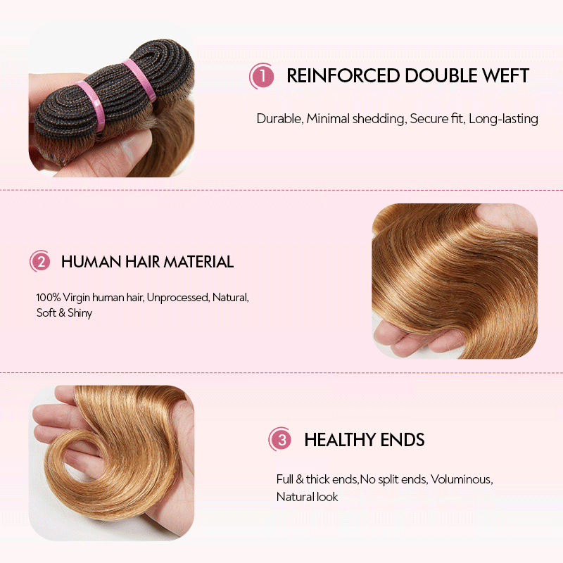 Water Wave Virgin Human Hair Extension Bundle Deal Hair Weave With Frontal