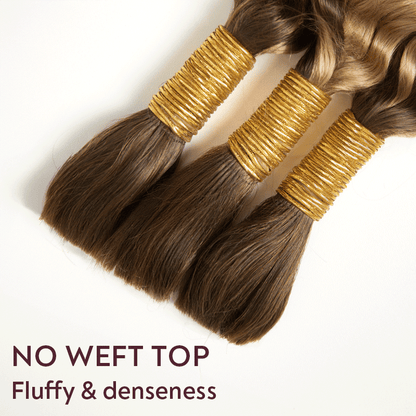 Extension Bulk Hair For Bohemian Braiding 