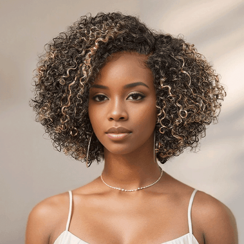 2 𝑭𝑶𝑹 $119🔥Best For Summer Glueless Highlight/Ombre 99J Color Bob Wear Go Wig